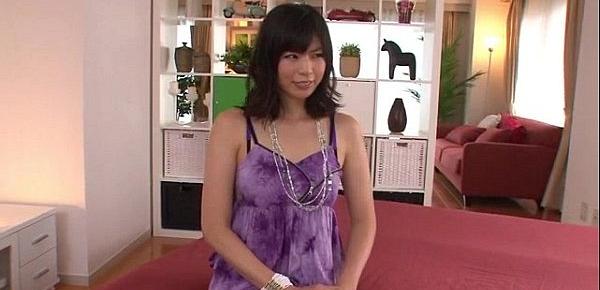  Saki Aoyama hot mom needs a good fuck in threesome